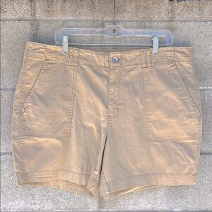 Lee Straight Fit Khaki Shorts Utility Large Pockets Summer Casual Neutral XL